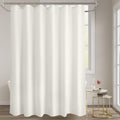 Titanker Waterproof Shower Curtain Liner Fabric, Cloth Shower Curtain Liner with Magnets, Soft Shower Curtain Liner White, Lightweight Shower Curtain Liner Machine Washable, 70 x 72 Inches