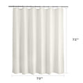 Titanker Waterproof Shower Curtain Liner Fabric, Cloth Shower Curtain Liner with Magnets, Soft Shower Curtain Liner White, Lightweight Shower Curtain Liner Machine Washable, 70 x 72 Inches