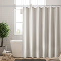 Titanker Waterproof Shower Curtain Liner Fabric, Cloth Shower Curtain Liner with Magnets, Soft Shower Curtain Liner White, Lightweight Shower Curtain Liner Machine Washable, 70 x 72 Inches