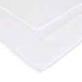 Amazon Basics Banded Bathroom Bath Rug Mat, Bright White, 31" L x 20" W