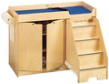 Jonti-Craft 5131JC Changing Table with Stairs, Left