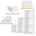 HOMIDEC Closet Organizer, 9-Cube Closet Organizers and Storage, Portable Closet Storage Shelves,Closet Organizer Storage Shelves, Clothes Storage Organizer for Garment Racks, Closet, Wardrobe