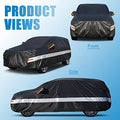 Holthly 10 Layers Sedan Car Cover Waterproof All Weather for Automobiles,100% Waterproof Outdoor Car Covers Rain Snow UV Dust Protection. Custom Fit for BMW 3 Series Mercedes C Class Audi A4 A5, etc