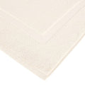 Amazon Basics Banded Bathroom Bath Rug Mat, Bright White, 31" L x 20" W