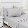 Overket Full Sheet Set Ultra Soft Full Bed Sheets 1800 Series Luxury Cooling Sheets-100% Microfiber-Breathable-Wrinkle Free - Full Size Rose-6PC