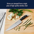 HENCKELS Premium Quality 15-Piece Knife Set with Block, Razor-Sharp, German Engineered Knife Informed by over 100 Years of Masterful Knife Making, Lightweight and Strong, Dishwasher Safe