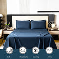 Overket Full Sheet Set Ultra Soft Full Bed Sheets 1800 Series Luxury Cooling Sheets-100% Microfiber-Breathable-Wrinkle Free - Full Size Rose-6PC