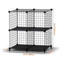 Closet Organizers and Storage, 6 Storage Cubes, Wire Cube Storage DIY Room Storage Shelf for Garment Racks, Closet, Wardrobe