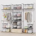 Closet Organizers and Storage, 6 Storage Cubes, Wire Cube Storage DIY Room Storage Shelf for Garment Racks, Closet, Wardrobe