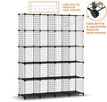 Closet Organizers and Storage, 6 Storage Cubes, Wire Cube Storage DIY Room Storage Shelf for Garment Racks, Closet, Wardrobe