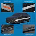 Holthly 10 Layers Sedan Car Cover Waterproof All Weather for Automobiles,100% Waterproof Outdoor Car Covers Rain Snow UV Dust Protection. Custom Fit for BMW 3 Series Mercedes C Class Audi A4 A5, etc