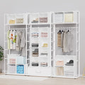 HOMIDEC Closet Organizer, 9-Cube Closet Organizers and Storage, Portable Closet Storage Shelves,Closet Organizer Storage Shelves, Clothes Storage Organizer for Garment Racks, Closet, Wardrobe