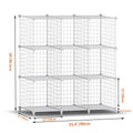 Closet Organizers and Storage, 6 Storage Cubes, Wire Cube Storage DIY Room Storage Shelf for Garment Racks, Closet, Wardrobe