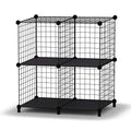 Closet Organizers and Storage, 6 Storage Cubes, Wire Cube Storage DIY Room Storage Shelf for Garment Racks, Closet, Wardrobe