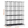 Closet Organizers and Storage, 6 Storage Cubes, Wire Cube Storage DIY Room Storage Shelf for Garment Racks, Closet, Wardrobe