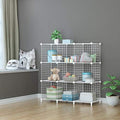 Closet Organizers and Storage, 6 Storage Cubes, Wire Cube Storage DIY Room Storage Shelf for Garment Racks, Closet, Wardrobe