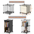 Closet Organizers and Storage, 6 Storage Cubes, Wire Cube Storage DIY Room Storage Shelf for Garment Racks, Closet, Wardrobe