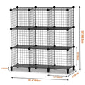 Closet Organizers and Storage, 6 Storage Cubes, Wire Cube Storage DIY Room Storage Shelf for Garment Racks, Closet, Wardrobe