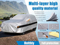 Holthly 10 Layers Sedan Car Cover Waterproof All Weather for Automobiles,100% Waterproof Outdoor Car Covers Rain Snow UV Dust Protection. Custom Fit for BMW 3 Series Mercedes C Class Audi A4 A5, etc