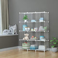 Closet Organizers and Storage, 6 Storage Cubes, Wire Cube Storage DIY Room Storage Shelf for Garment Racks, Closet, Wardrobe