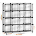 Closet Organizers and Storage, 6 Storage Cubes, Wire Cube Storage DIY Room Storage Shelf for Garment Racks, Closet, Wardrobe