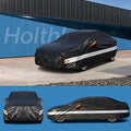 Holthly 10 Layers Sedan Car Cover Waterproof All Weather for Automobiles,100% Waterproof Outdoor Car Covers Rain Snow UV Dust Protection. Custom Fit for BMW 3 Series Mercedes C Class Audi A4 A5, etc