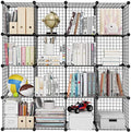 Closet Organizers and Storage, 6 Storage Cubes, Wire Cube Storage DIY Room Storage Shelf for Garment Racks, Closet, Wardrobe