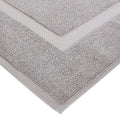 Amazon Basics Banded Bathroom Bath Rug Mat, Bright White, 31" L x 20" W