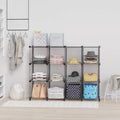 HOMIDEC Closet Organizer, 9-Cube Closet Organizers and Storage, Portable Closet Storage Shelves,Closet Organizer Storage Shelves, Clothes Storage Organizer for Garment Racks, Closet, Wardrobe