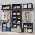 HOMIDEC Closet Organizer, 9-Cube Closet Organizers and Storage, Portable Closet Storage Shelves,Closet Organizer Storage Shelves, Clothes Storage Organizer for Garment Racks, Closet, Wardrobe